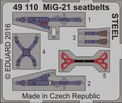 MiG-21　シートベルト　スチール 1/48 