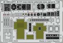 B-17F nose interior (alternate nose, sprue X) 1/48 