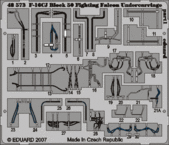 F-16CJ Block 50 undercarriage 1/48 