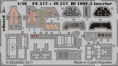 Bf 109E-3　接着剤塗布済 1/48 