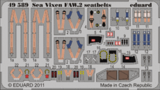 シービクセン FAW.2　シートベルト 1/48 