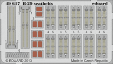 B-29 seatbelts 1/48 