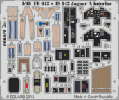 ジャガー A 内装　接着剤塗布済 1/48 