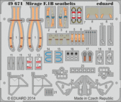 ミラージュ F.1B　シートベルト 1/48 