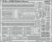 S-30M-2 フランカー　内装　接着剤塗布済 1/48 