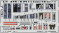 シーハリアー FA2　内装　接着剤塗布済 1/48 