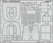 C-45F　内装　接着剤塗布済 1/48 