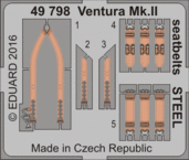 Ventura Mk.II seatbelts STEEL 1/48 