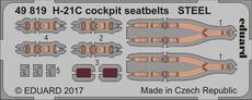 H-21C upínací pásy kokpitu OCEL 1/48 