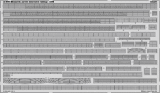 Bismarck part 8 - structural railings 1/200 