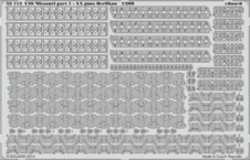 USS ミズーリ　パート1 - エリコン対空砲 1/200 
