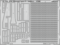 USS Missouri part 9 - ladders 1/200 