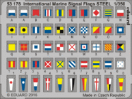 International Marine Signal Flags STEEL 1/350 