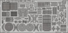 US ネイビー 　レーダー用アンテナ WWII 　スチール 1/350 