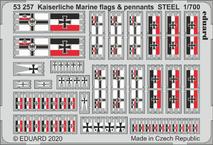 Kaiserlische Marine flags &amp; pennants STEEL 1/700 