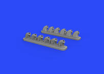 P-40E exhaust stacks 1/32 