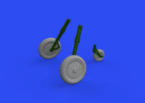 Bf 109G-4 wheels 1/32 