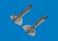 Bf 109G undercarriage legs PRINT 1/32 