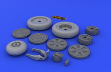 MiG-21 wheels 1/48 