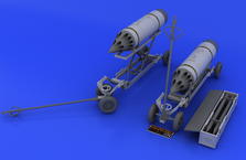 Rocket launcher B-8M1 and loading cart 1/48 