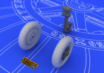 Bf 109E wheels 1/48 