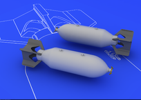 US 500lb bomby (2 ks) 1/48 