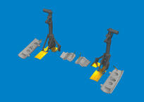 P-40E undercarriage legs PRINT 1/48 P-40E undercarriage legs PRINT 1/48
