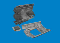 P-40N radio compartment PRINT 1/48 