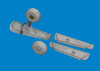 P-40N tail wheel bay PRINT 1/48 P-40N tail wheel bay PRINT 1/48