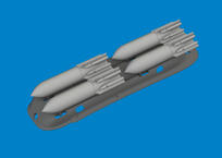 S-199 4xETC 50 rack w/ bombs PRINT 1/48 