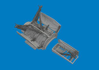 F-16C wheel bays &amp; legs standard PRINT 1/48 