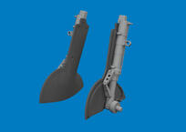 Spitfire Mk.IX/XVI undercarriage legs PRINT 1/48 