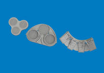 P-40K radiators upgrade set PRINT 1/48 