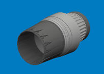 F-16I SUFA exhaust nozzle PRINT 1/48 