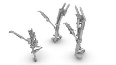 F-35A undercarriage legs PRINT 1/48 