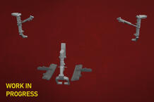 MiG-15 undercarriage legs PRINT 1/48 