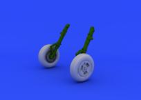 Spitfire Mk.XVI wheels - 3 spoke 1/48 