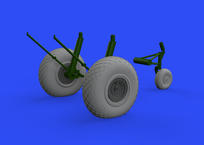 B-17 wheels 1/48 