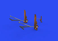 B-17F undercarriage legs BRONZE 1/48 