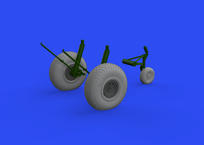 B-17 wheels cross tread 1/48 