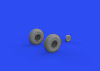 B-17 wheels block tread 1/48 