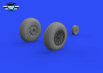 P-51B/C wheels oval tread 1/48 