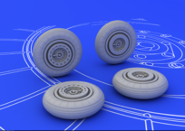 MiG-15 wheels 1/72 