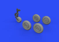 MiG-17 wheels 1/72 