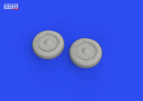 F4F wheels late w/rims PRINT 1/72 