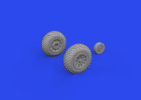 P-51D wheels diamond tread 1/72 