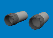 F-14D exhaust nozzles PRINT 1/72 