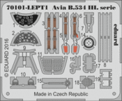 アヴィア B.534 III. シリーズ　エッチングパーツセット 1/72 