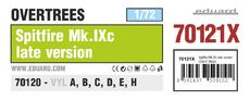 Spitfire Mk.IXc late version OVERTREES 1/72 