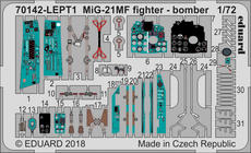 MiG-21MF fighter-bomber PE-set 1/72 